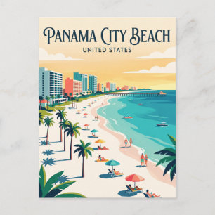 Panama City Beach Florida Postcard