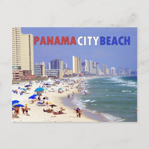 Panama City Beach Florida Postcard