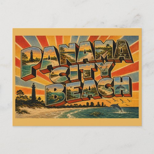 Panama City Beach Florida State Parks Gulf Coast Postcard