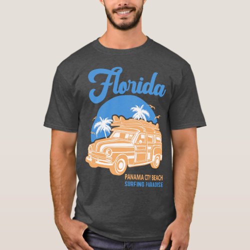 Panama City Beach Florida Surfing Paradise T_Shirt
