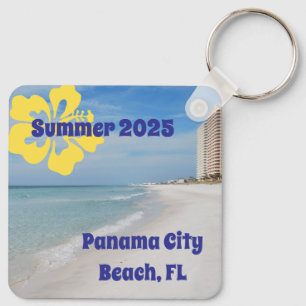 Panama City Beach Florida Vacation, CUSTOMIZE IT! Keychain