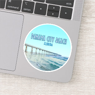 Panama City Beach Florida Vintage Sticker