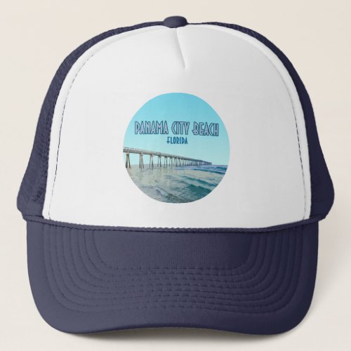 Panama City Beach Florida Vintage Trucker Hat