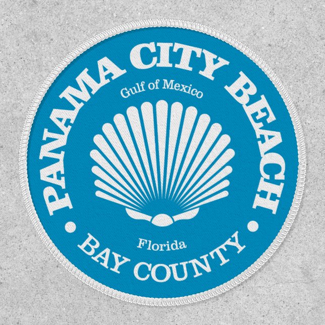 Panama City Beach (seashell) Patch (Front)
