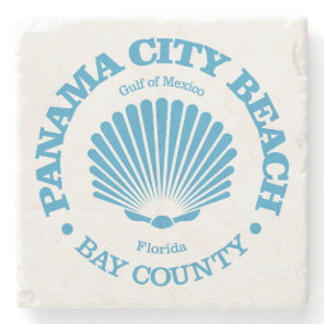 Panama City Beach (seashell) Stone Coaster