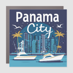 Panama City Car Magnet