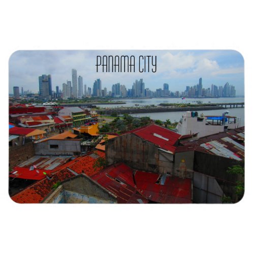 panama city contrasts magnet