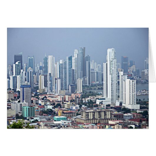 Panama City Skyline Cards (Front Horizontal)