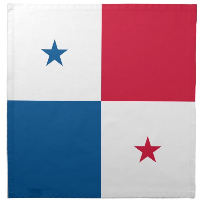 Panama flag cloth napkin (Front)