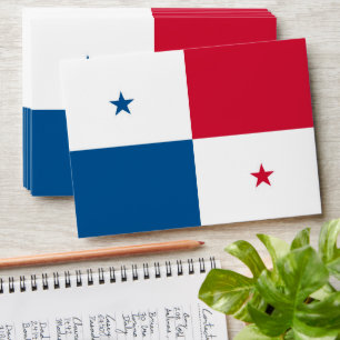 Panama flag envelope