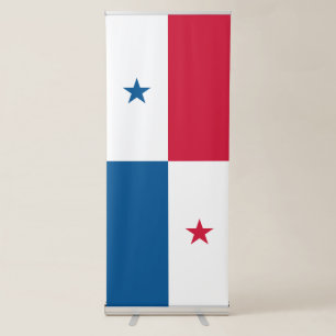 Panama flag retractable banner