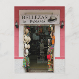 panama hats bellezas postcard