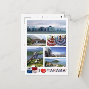 Panama - I Love - Postcard