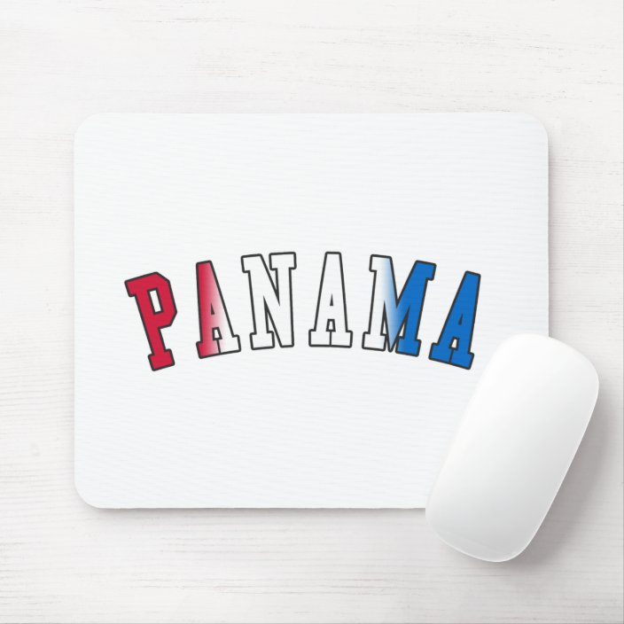 Panama in National Flag Colors Mouse Pad