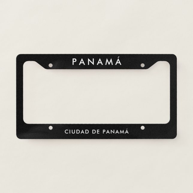 Panama License Plate Frame (Front)