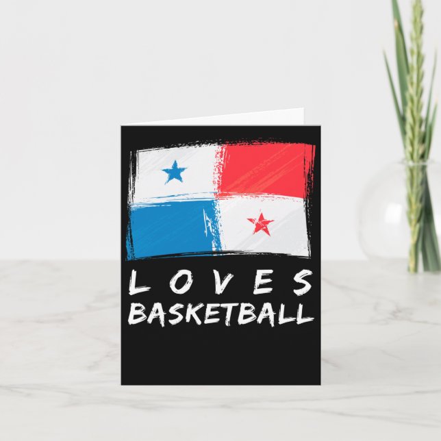 Panama Loves Basketball  Card (Front)
