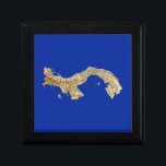 Panama Map Gift Box<br><div class="desc">The ceramic lid of this trinket box features a map of Panama over a flag color background - an ideal place to store Panamanian keepsakes or a decorative and useful reminder of good times in Panama.
© 2011 FlagAndMap | maponly design | map derived from images at: lib.utexas.edu</div>