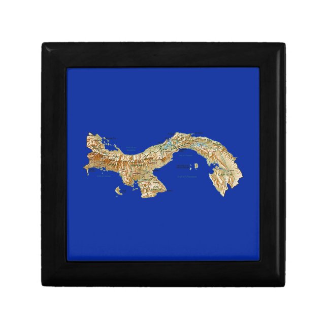 Panama Map Gift Box (Front)