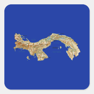 Panama Map Sticker