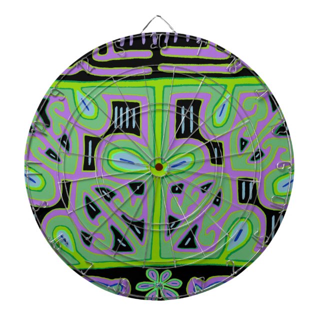 Panama Mola Music Box Dart Board (Front)