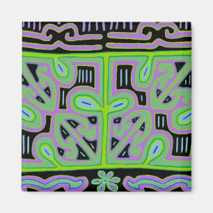 Panama Mola Music Box Magnet