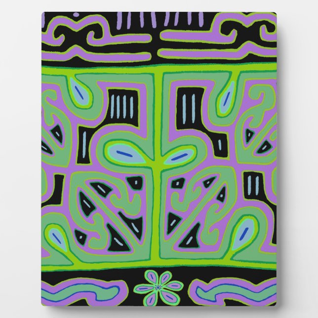 Panama Mola Music Box Plaque (Front)