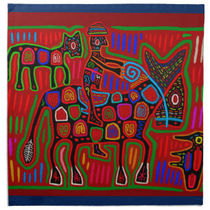 Panama Mola - Save a Horse Ride a Cowboy Cloth Napkin