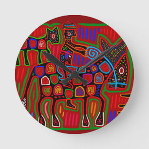 Panama Mola - Save a Horse Ride a Cowboy Round Clock
