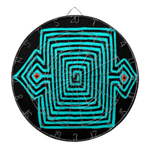 Panama Mola Tortoise - Blue Black Dart Board