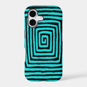 Panama Mola Tortoise - Blue Black iPhone 17 Case