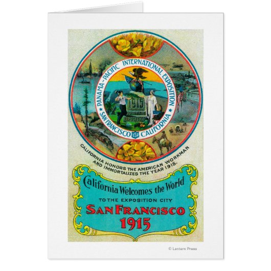 Panama Pacific International Expo Cards (Front)