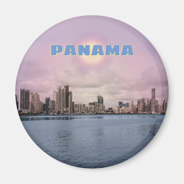 Panama Skyline Magnet (Front)