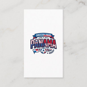 Panama Soccer 2026 Soccer Bold Country Typography Business Card