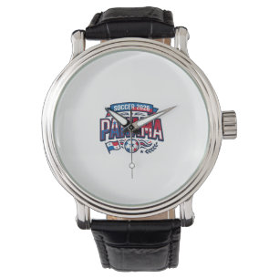 Panama Soccer 2026 Soccer Bold Country Typography Watch