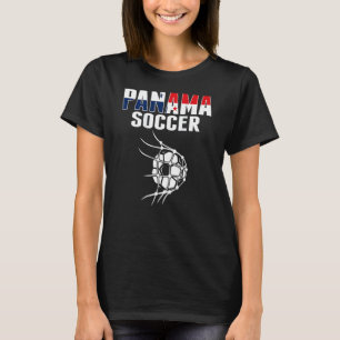 Panama Soccer Ball In Net Panamanian Football Sup T-Shirt