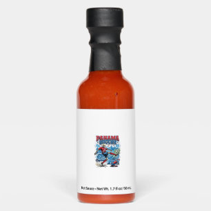 Panama Soccer Skeleton Striker Nations Poster Styl Hot Sauces