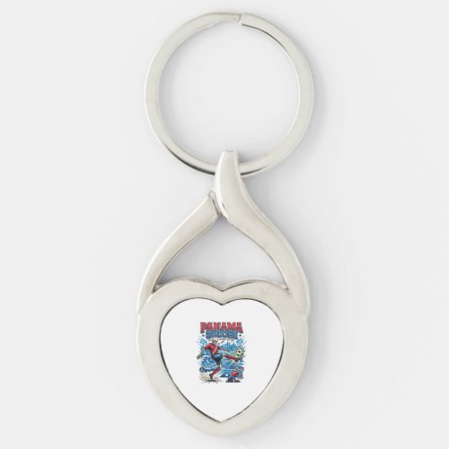 Panama Soccer Skeleton Striker Nations Poster Styl Keychain