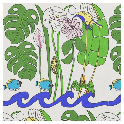 Panama tropical fabric