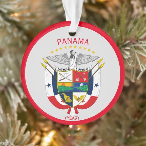 Panama Vacation Christmas Ornament