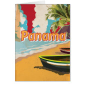 Panama Vintage Travel Poster (Front)