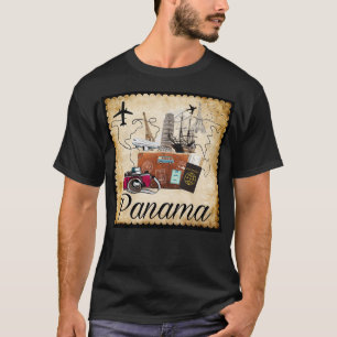 Panama World Travel Souvenir Travel Destination Tr T-Shirt