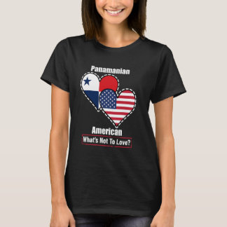 Panamanian American Heart Flags What's Not to Love T-Shirt