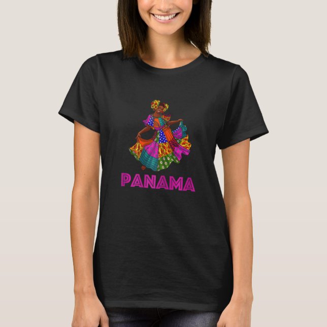 Panamanian Cultural Tourist Tee Panama Pride & Her (Front)