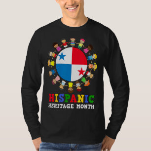 Panamanian Flag Hispanic Heritage Panama Boy Girl T-Shirt