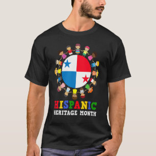 Panamanian Flag Hispanic Heritage Panama Boy Girl T-Shirt