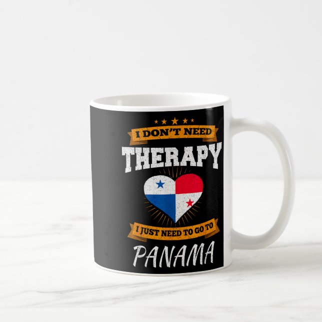 Panamanian Flag I Panama Flag I Vacation Panama  Coffee Mug (Right)