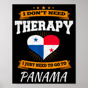 Panamanian Flag I Panama Flag I Vacation Panama Poster