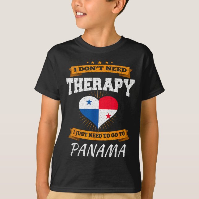 Panamanian Flag I Panama Flag I Vacation Panama  T-Shirt (Front)