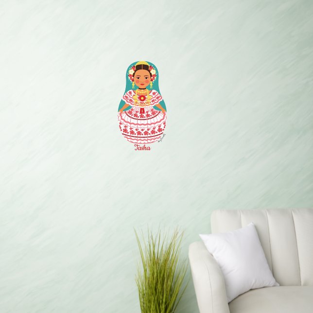 Panamanian Matryoshka Wall Decal (Living Room)