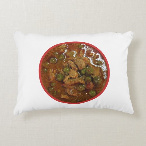 Panang Thai Curry พะแนง  Thailand Street Food Accent Pillow